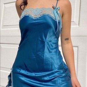 Victoria’s Secret Angel Blue Slip Lace